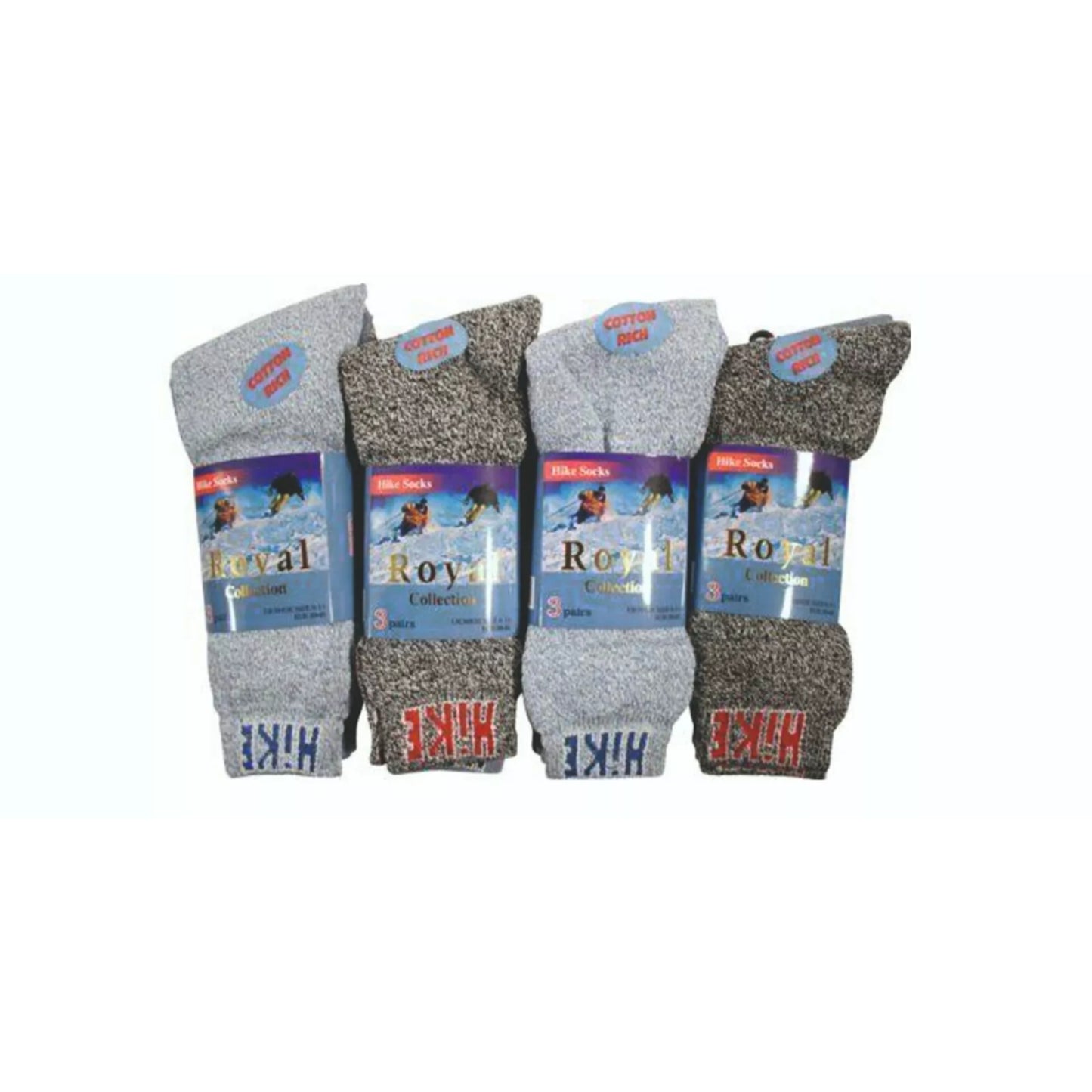 Men's Hike Branded Boot Socks
