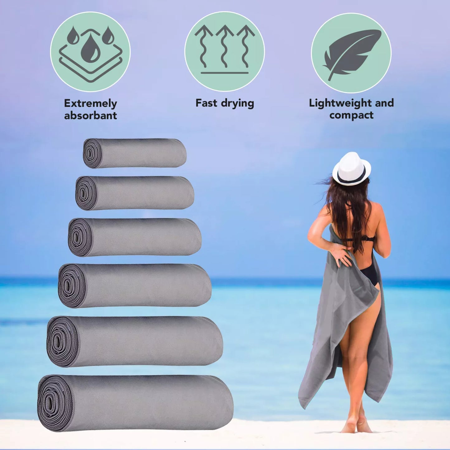 Microfibre Fast Drying Towel