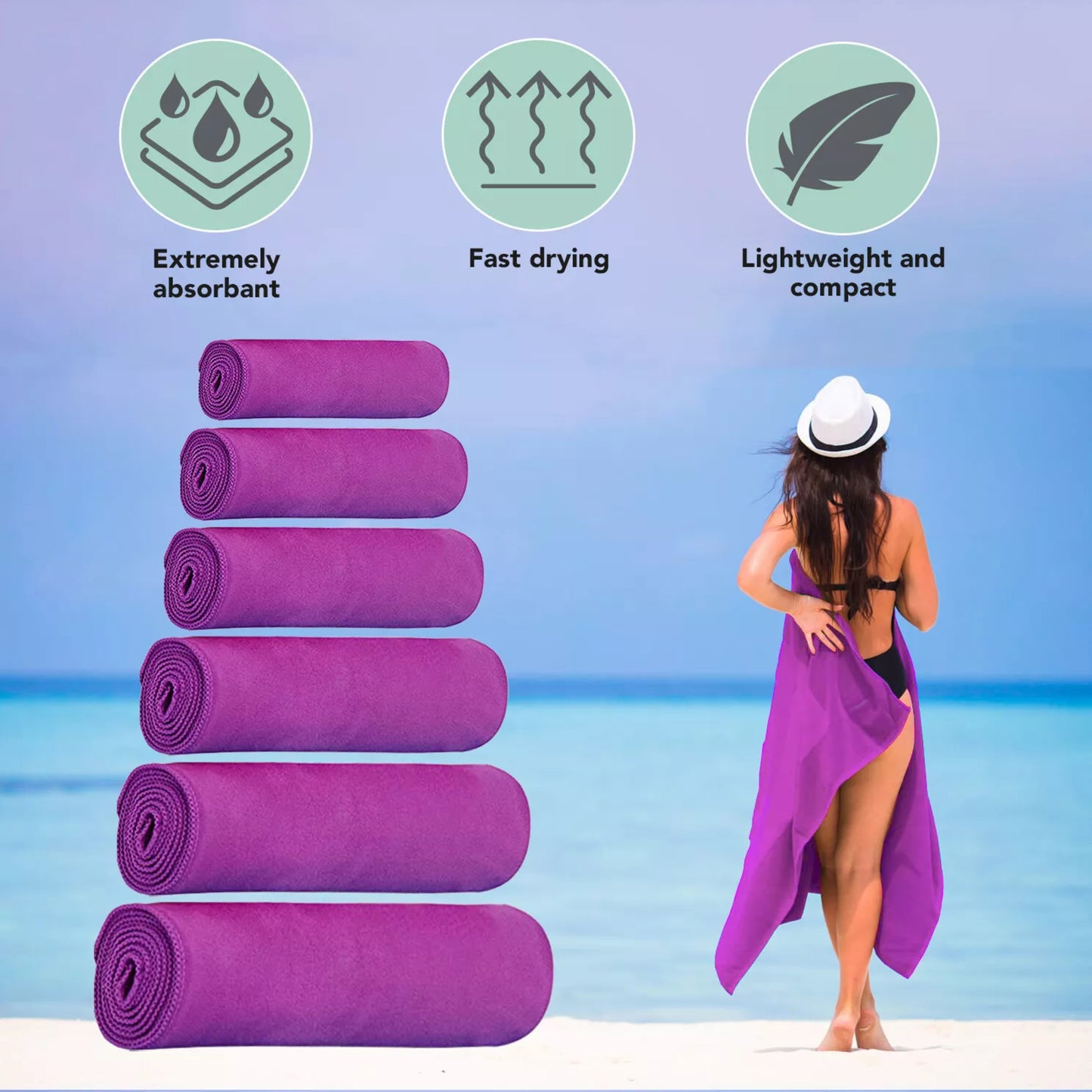 Microfibre Fast Drying Towel