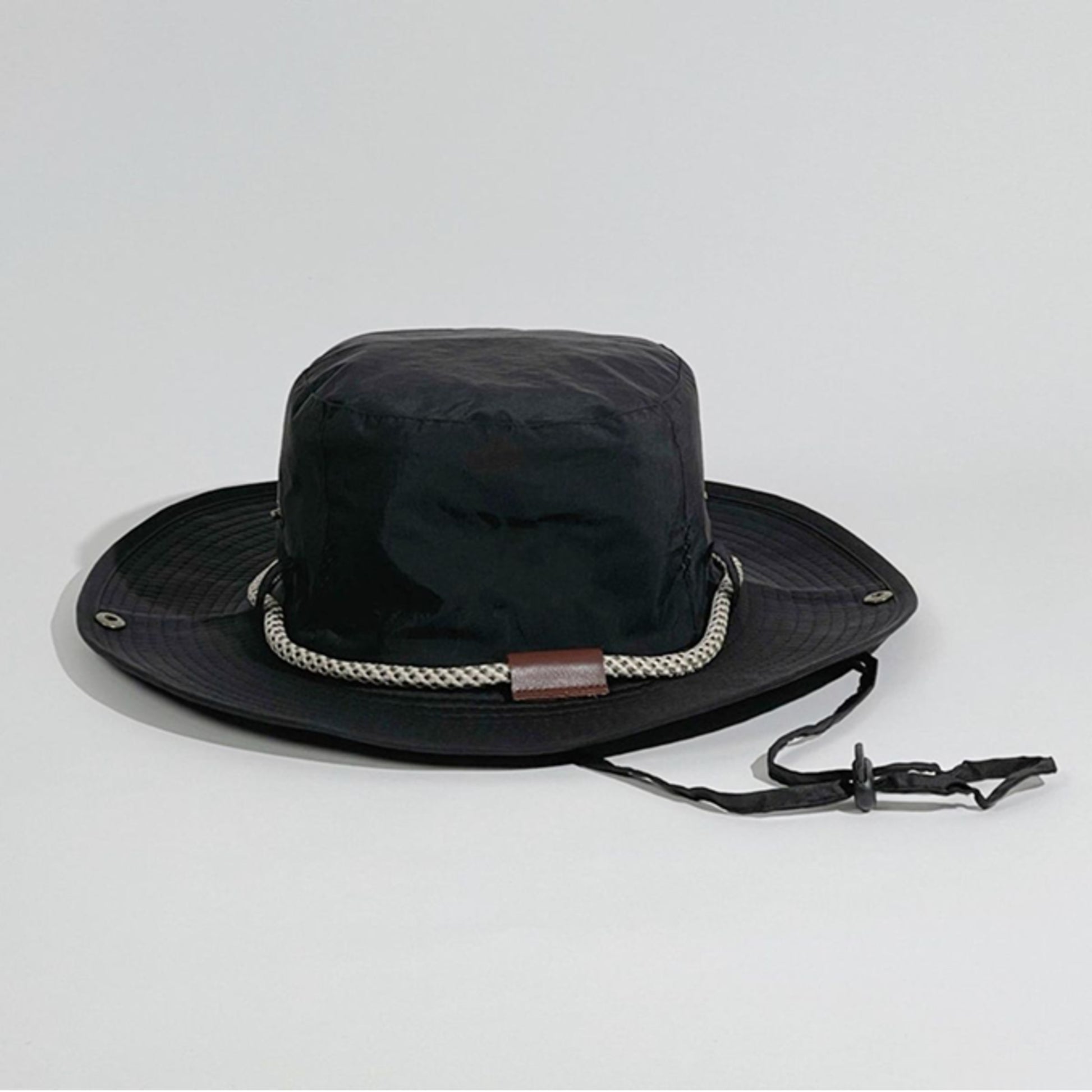 Nicky Adams men's crushable safari hat with wide brim and chin strap – lightweight sun hat for hiking, travel, and outdoor adventures