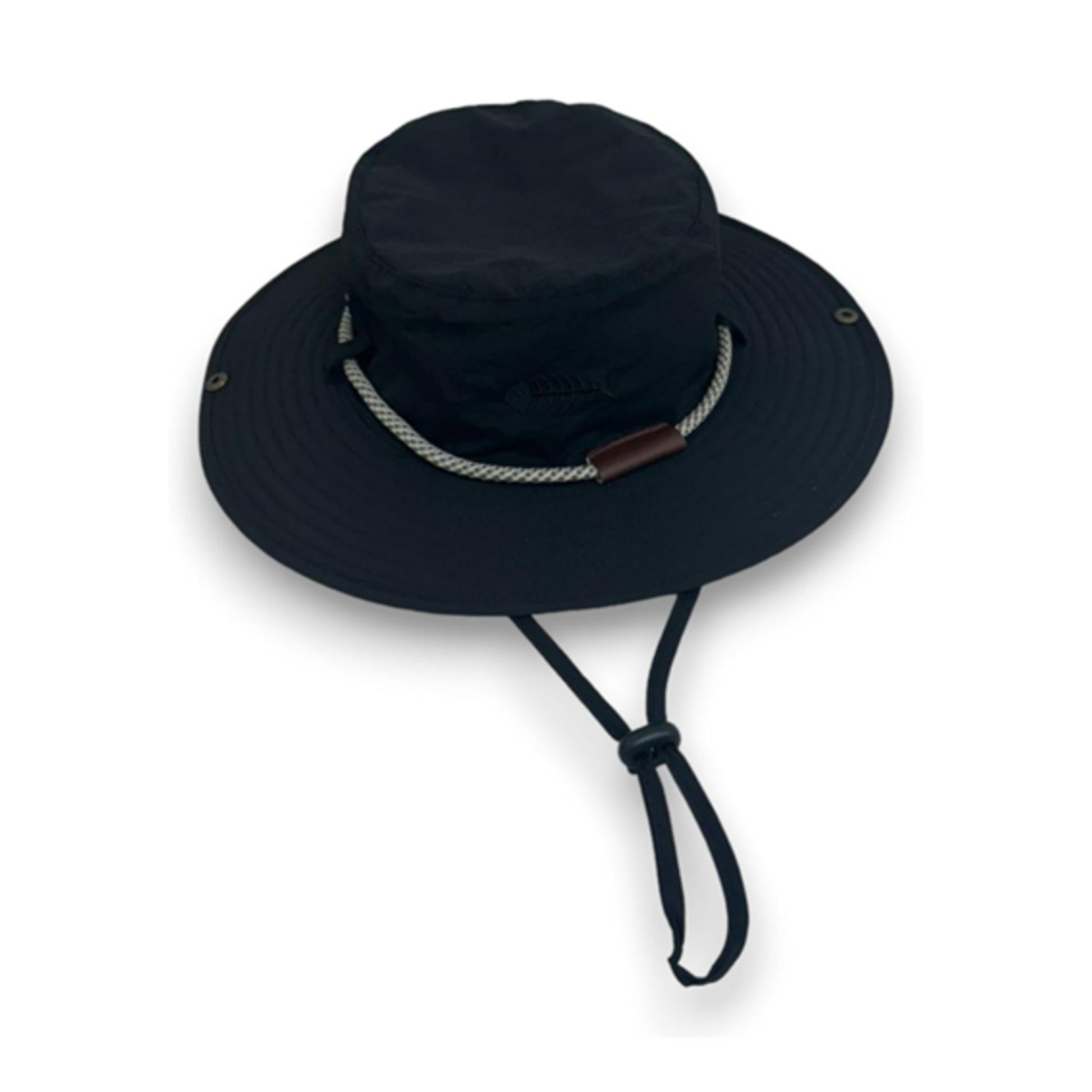 Nicky Adams men's crushable safari hat with wide brim and chin strap – lightweight sun hat for hiking, travel, and outdoor adventures