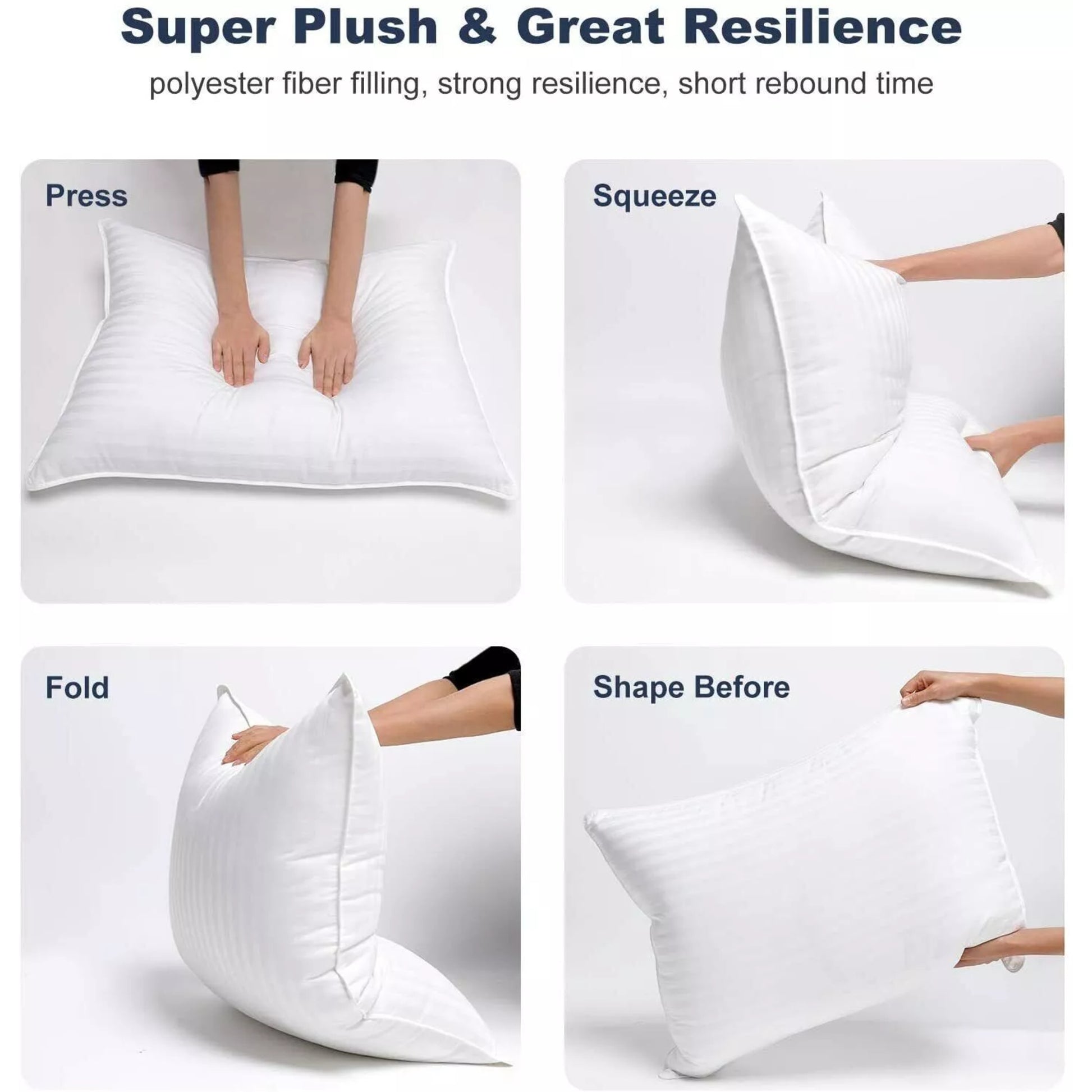 Luxury Hotel Collection pillow 2 pack ā soft, supportive, and hypoallergenic pillows for ultimate comfort.