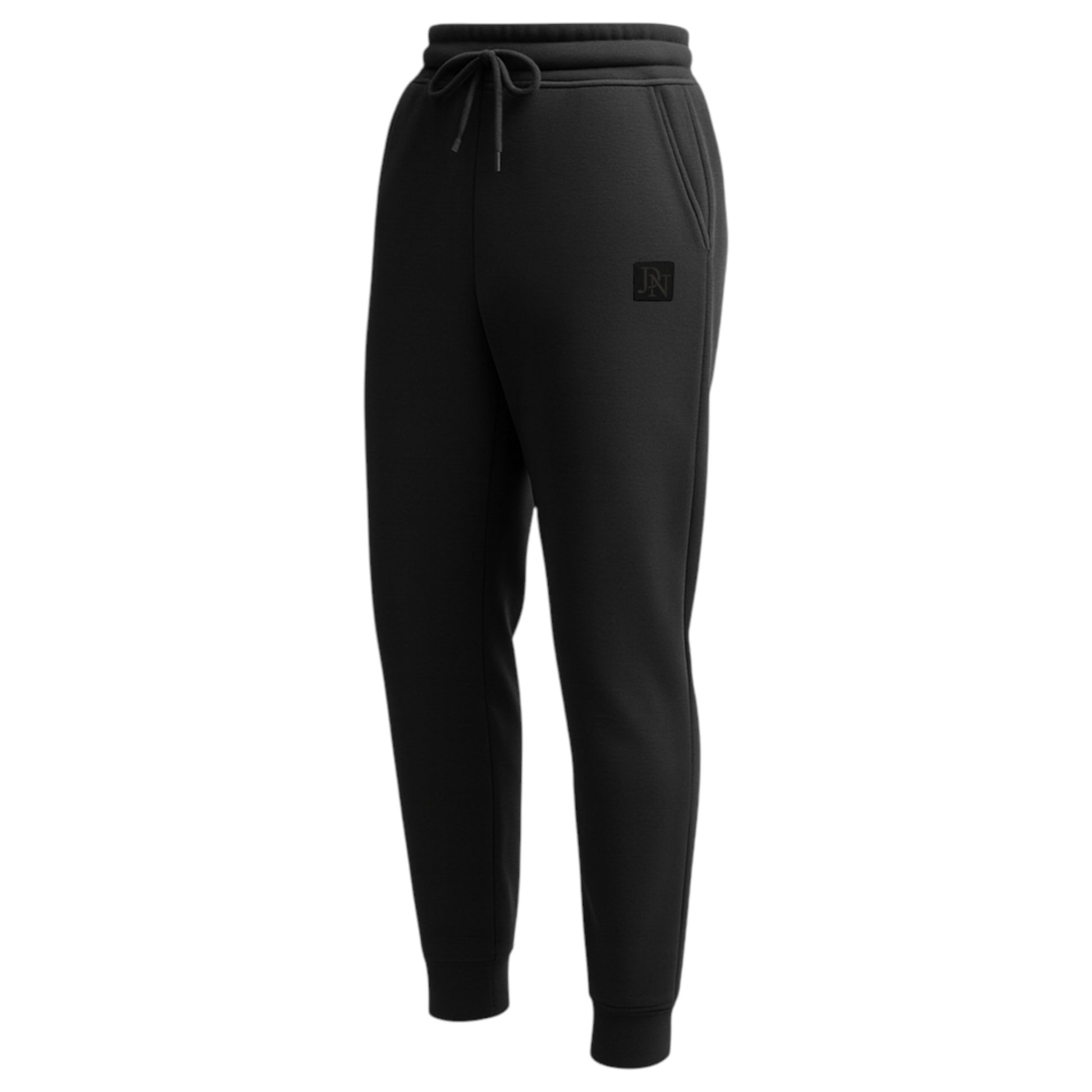 Men's JDN branded hooded tracksuit set in charcoal – plain hoodie with kangaroo pocket and matching joggers loungewear activewear