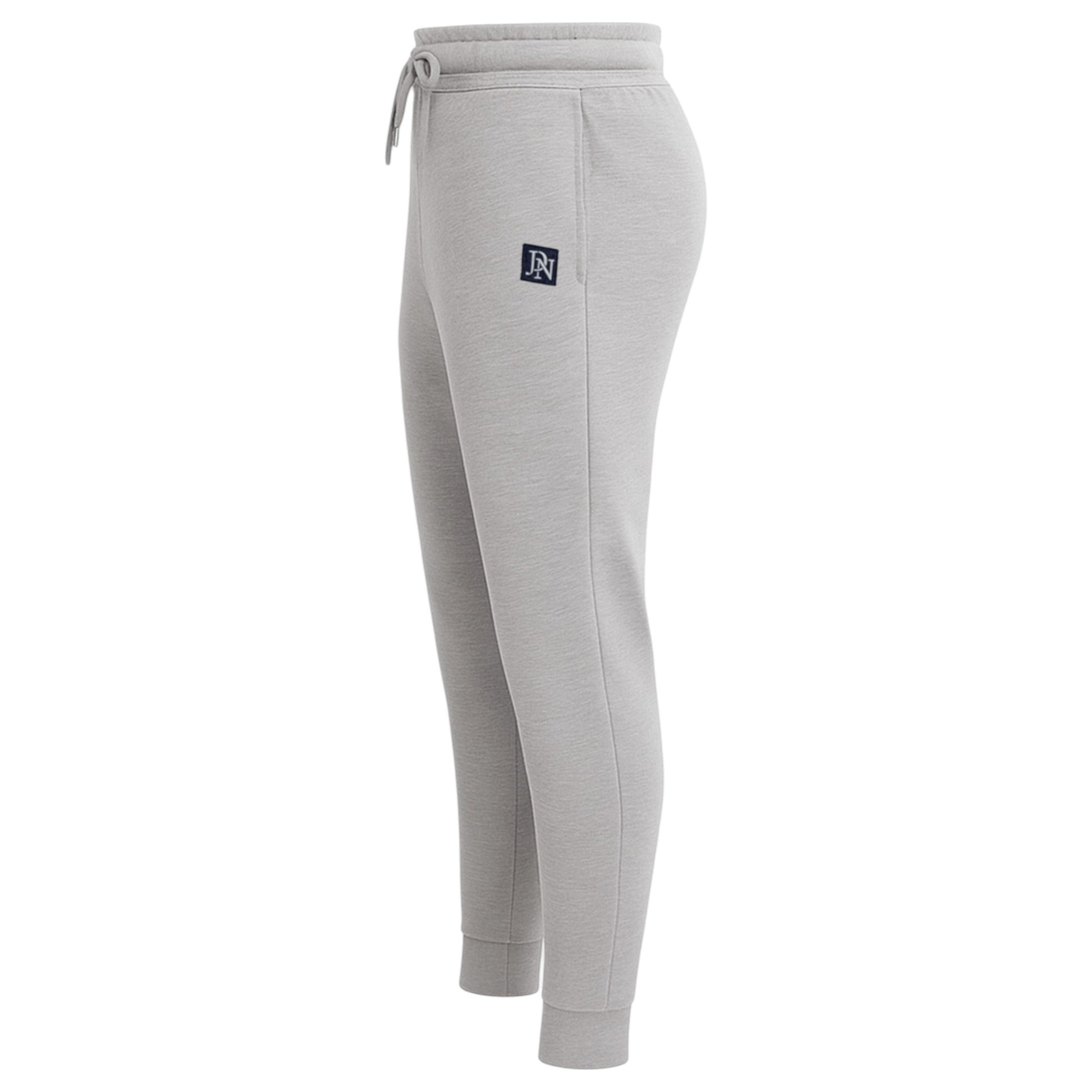 Men's JDN branded hooded tracksuit set in grey – plain hoodie with kangaroo pocket and matching joggers loungewear activewear