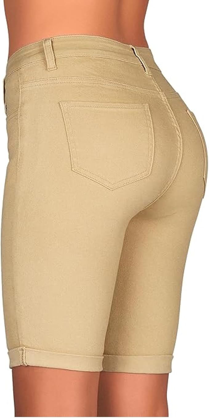 Ladies Beige Shorts