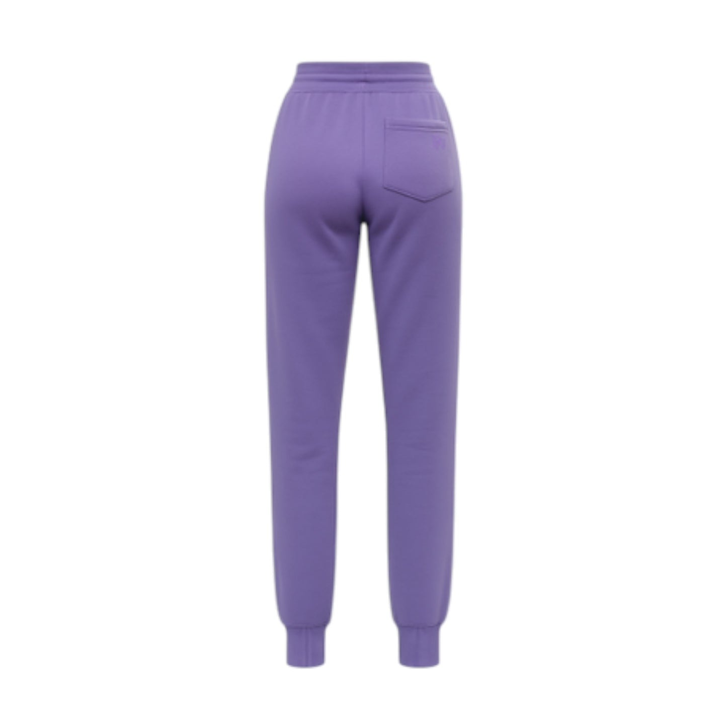 Women’s purple, lilac high-waisted joggers with drawstring waist and cuffed ankles – soft loungewear
