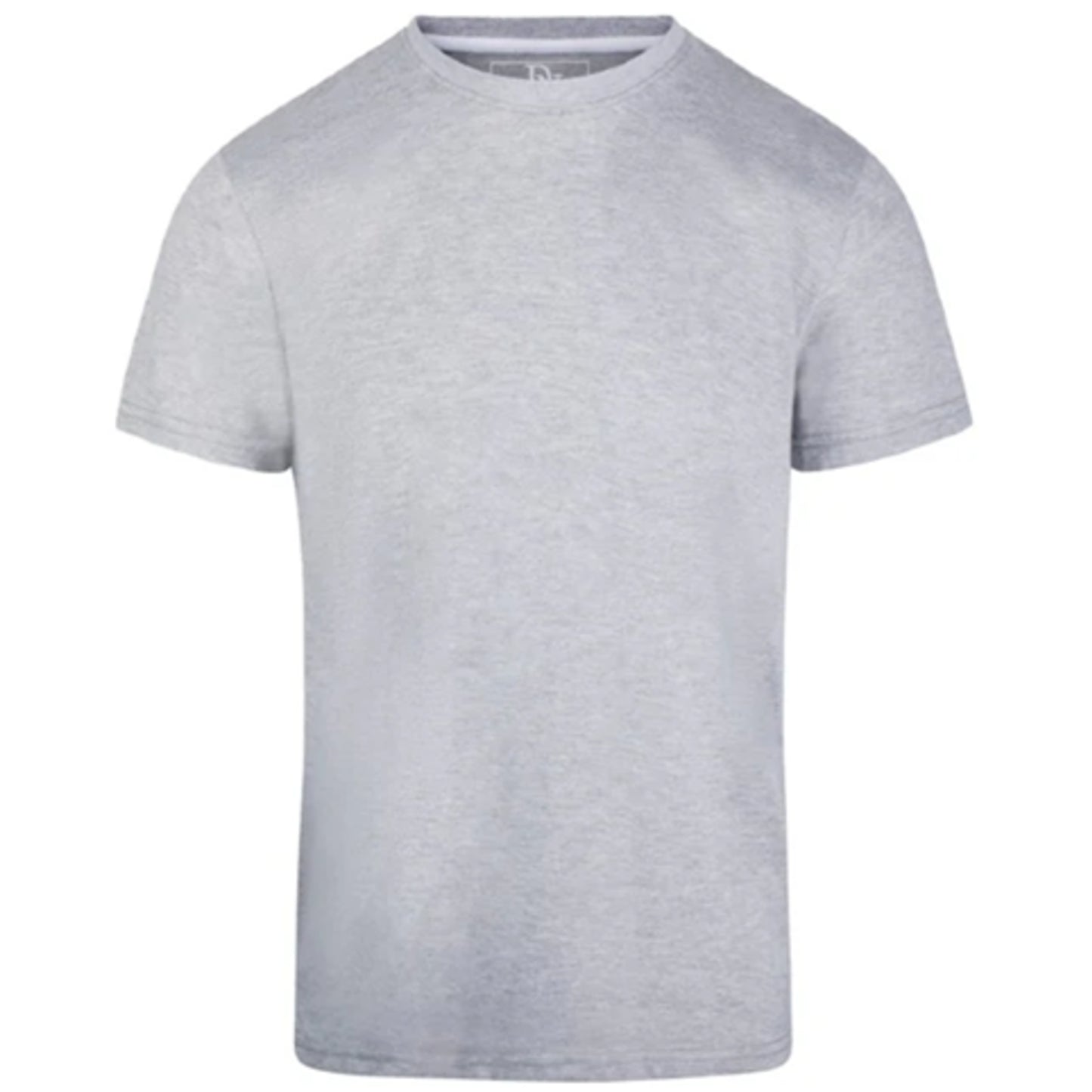 Men's JDN branded grey premium quality short sleeve crew neck cotton blend t-shirt