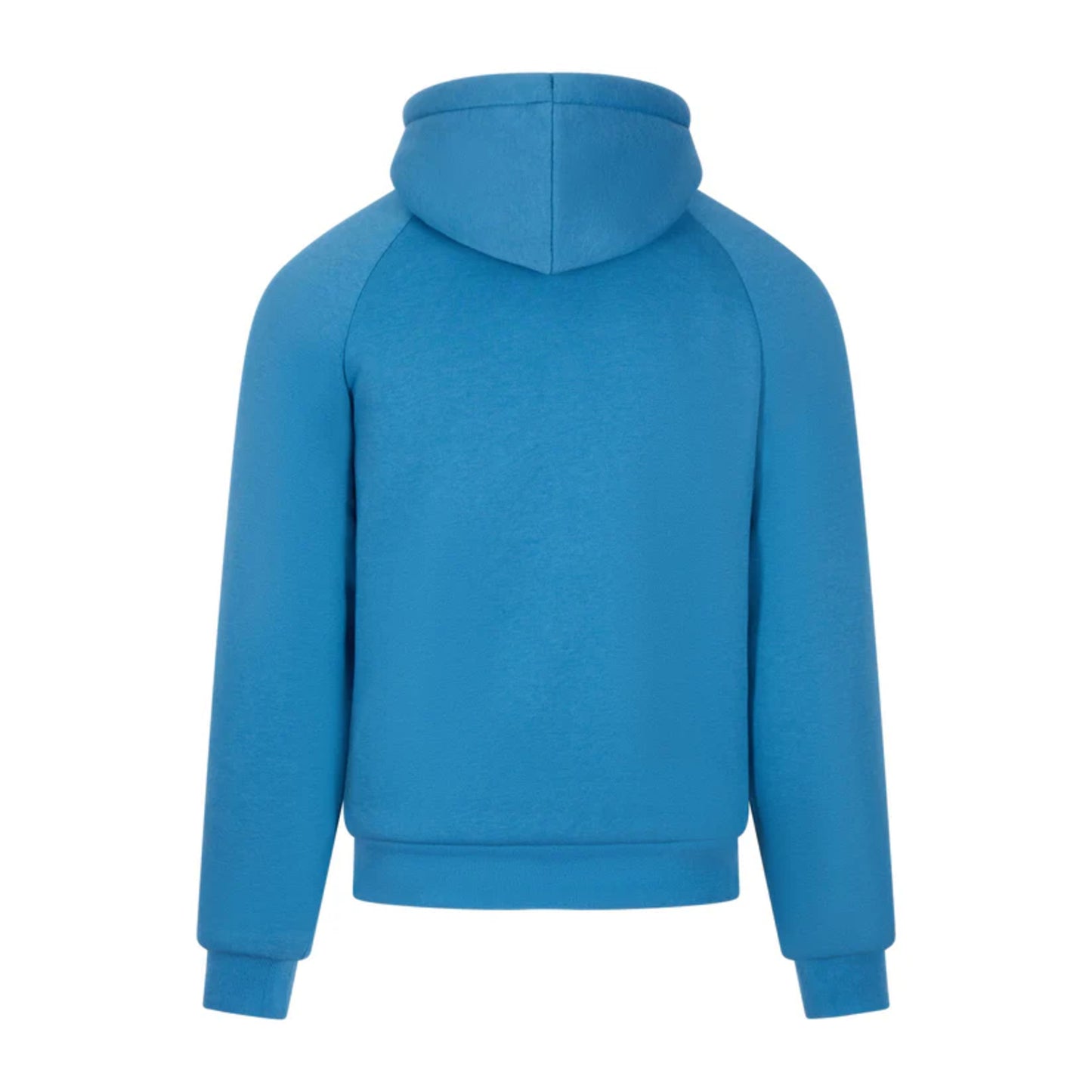 Men's JDN thick fleece-lined tracksuit in blue – full zip hoodie and joggers set with soft interior for winter warmth