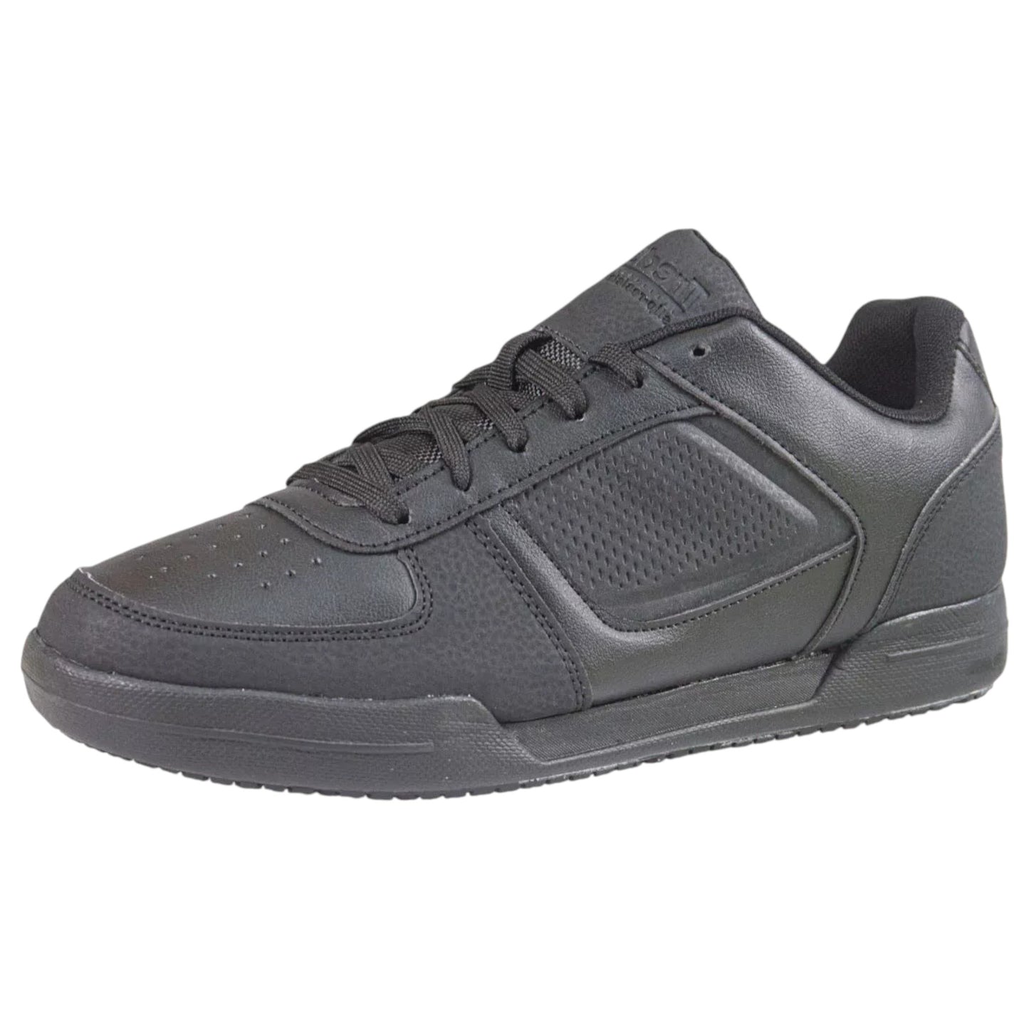 Men's Black Slip Resisitant Memory Foam Black Work Shoes Trainers