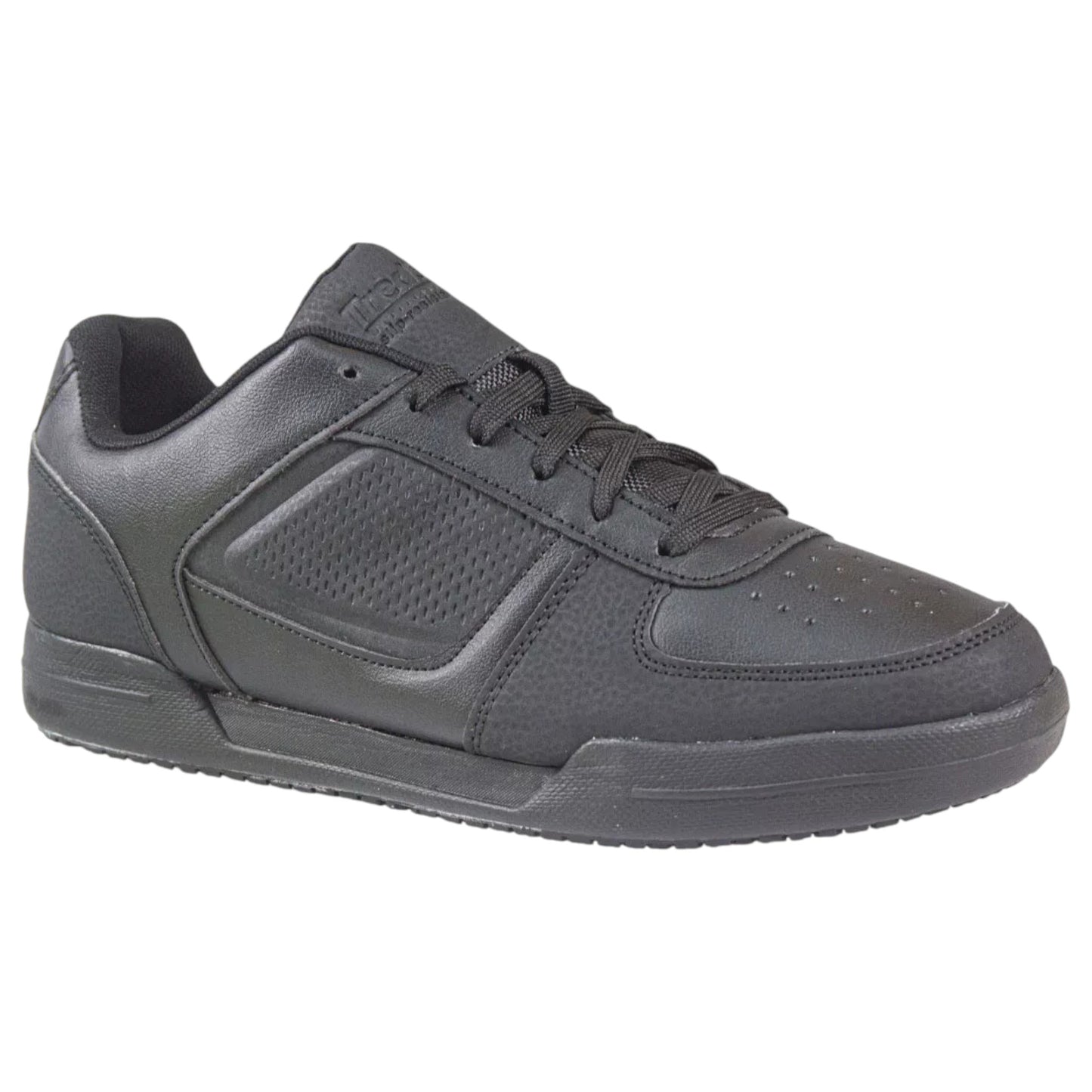 Men's Black Slip Resisitant Memory Foam Black Work Shoes Trainers
