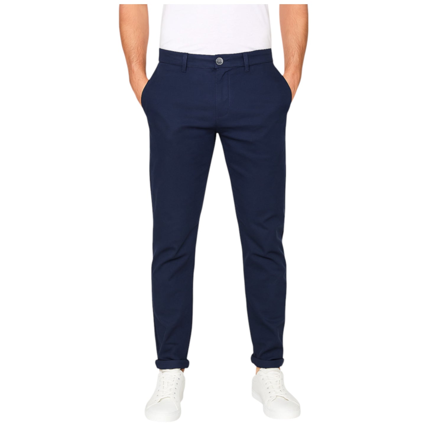 Men's Navy Slim Fit Chino's