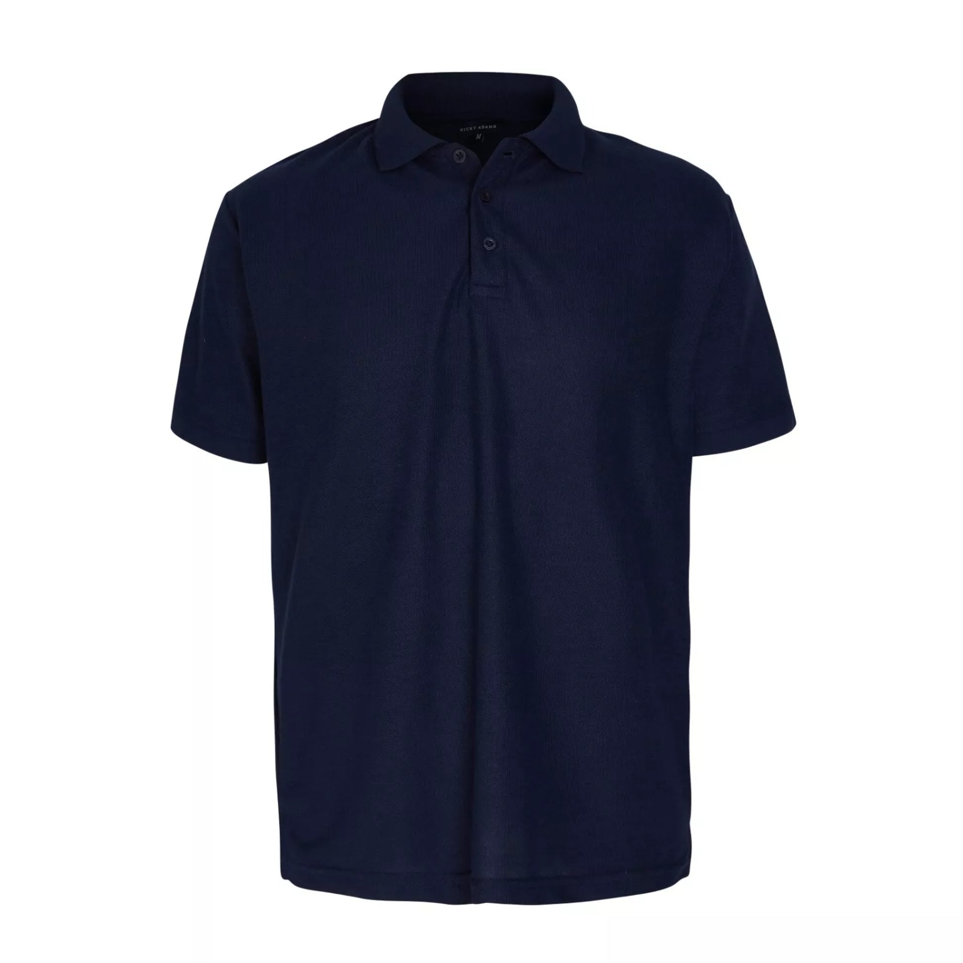 Men’s Nicky Adams short sleeve navy polo shirt collared top