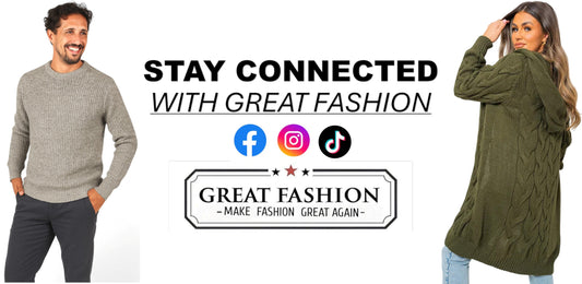 Stay Connected with Great Fashion!