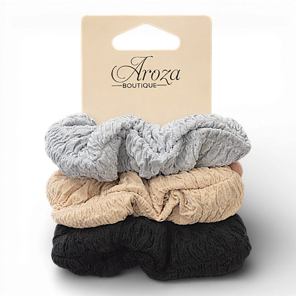 3 Pack Large Premium Scrunchies