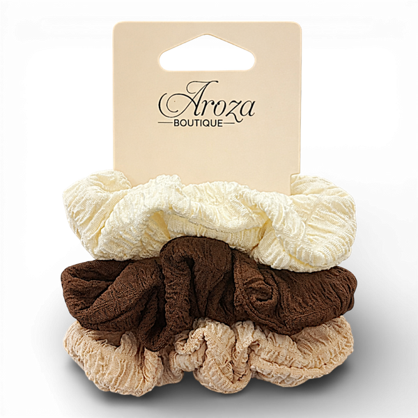 3 Pack Large Premium Scrunchies