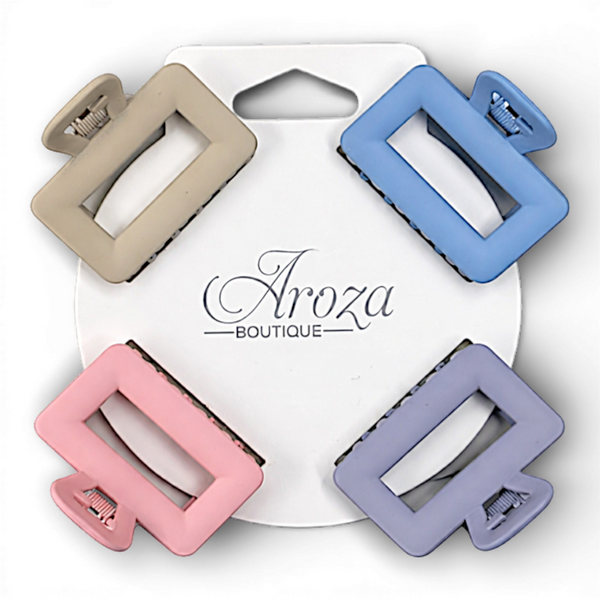4 Pack Small Hair Claw Clips