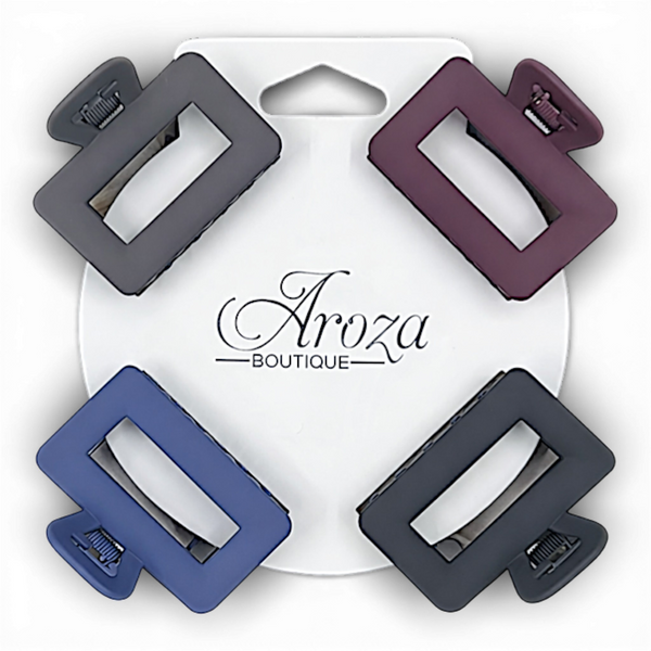 4 Pack Small Hair Claw Clips