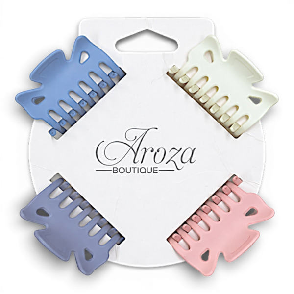 4 Pack Small Hair Claw Clips