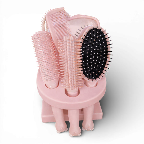 5 Piece Hair Brush & Mirror Set