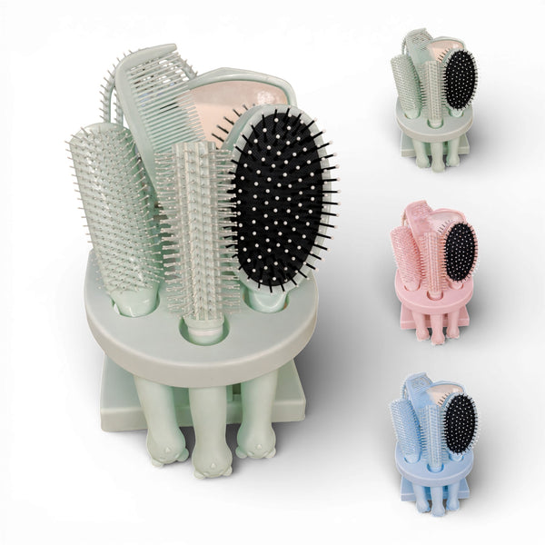 5 Piece Hair Brush & Mirror Set