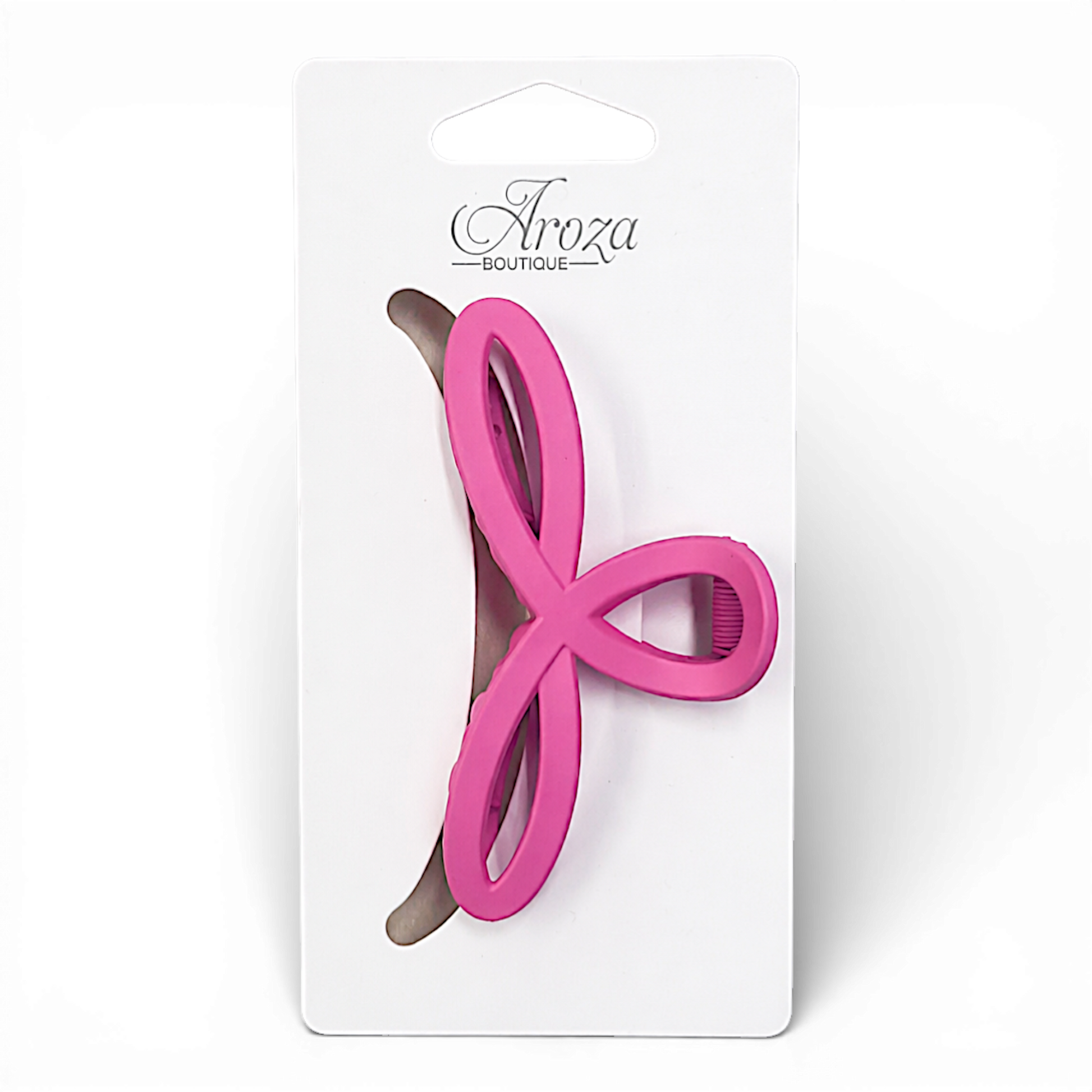 Stylish meets practical. This butterfly bow clip features a sturdy grip and lightweight design for secure, all-day hold.

Ideal for quick updos and polished everyday looks.
Available in four beautiful shades.