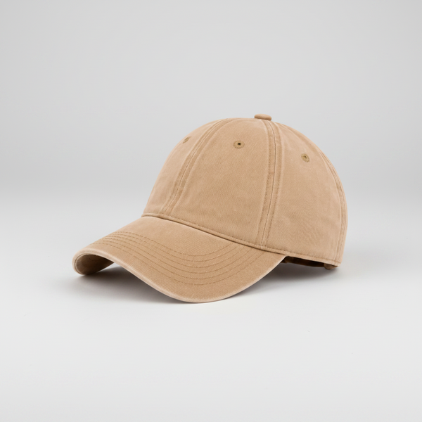 Stonewash Baseball Cap (Camel)
