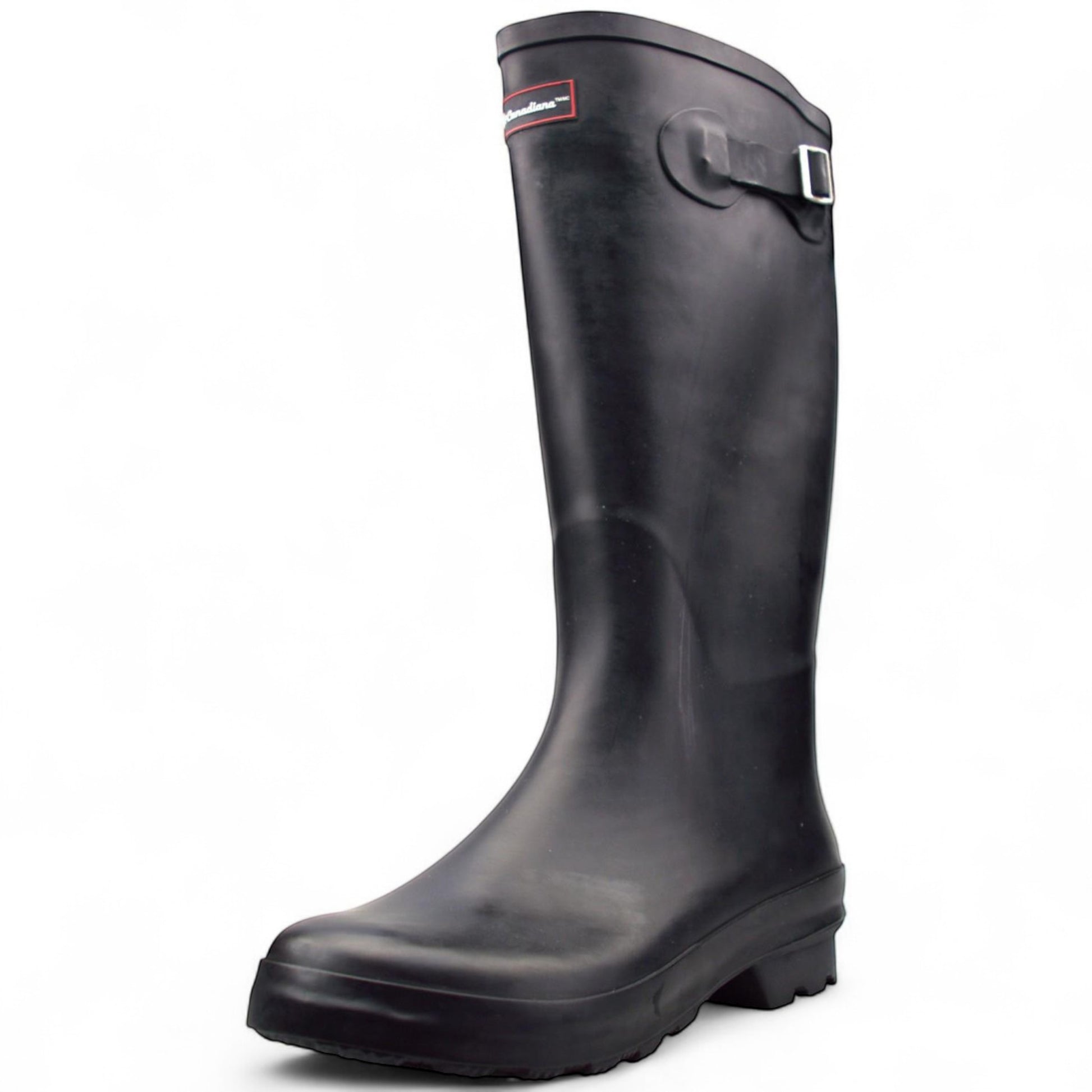 Ladies black Canadiana full legth wellies wellington boots waterproof workwear