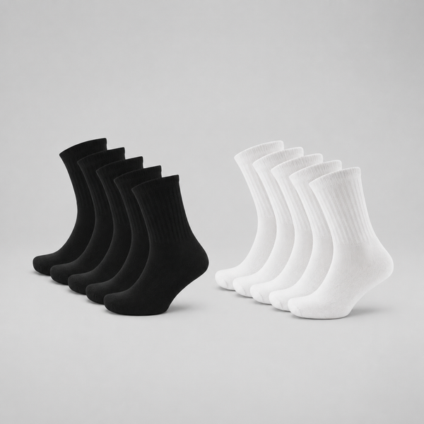 Men's Long Lasting Sports Socks - 3, 6 or 12 Pack