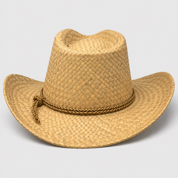 Country Style Straw Cowboy Hat