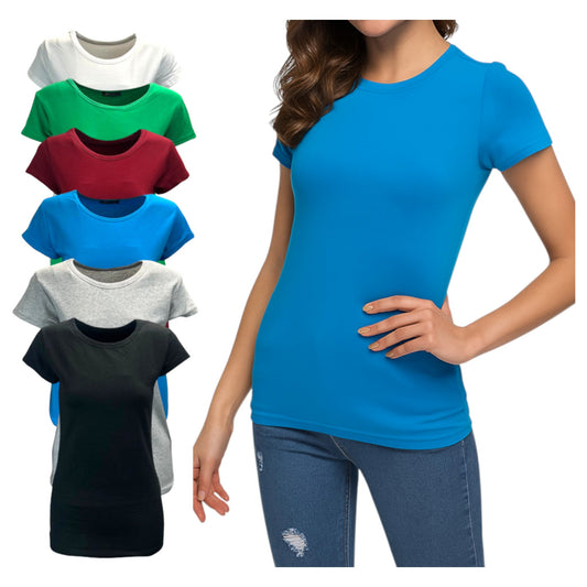 Ladies Classic Slim Fit Cotton T-Shirt