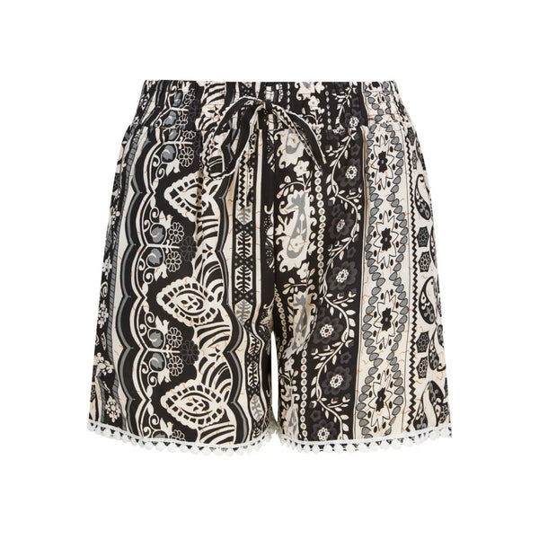 Ladies 100% Cotton Elephant Printed Shorts