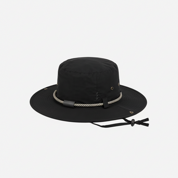 Foldable Safari Hat (Black)