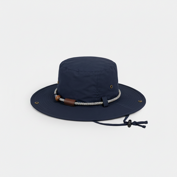 Foldable Safari Hat (Navy)