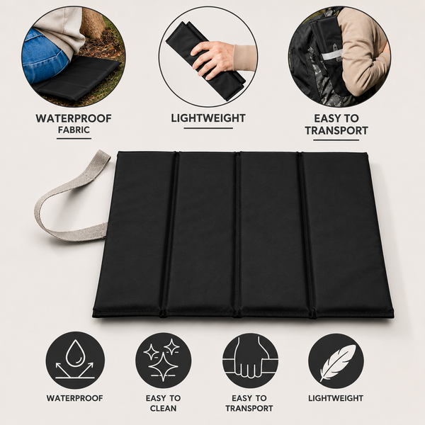 Folding Waterproof Camping Sit Mat – Standard & Large Sizes