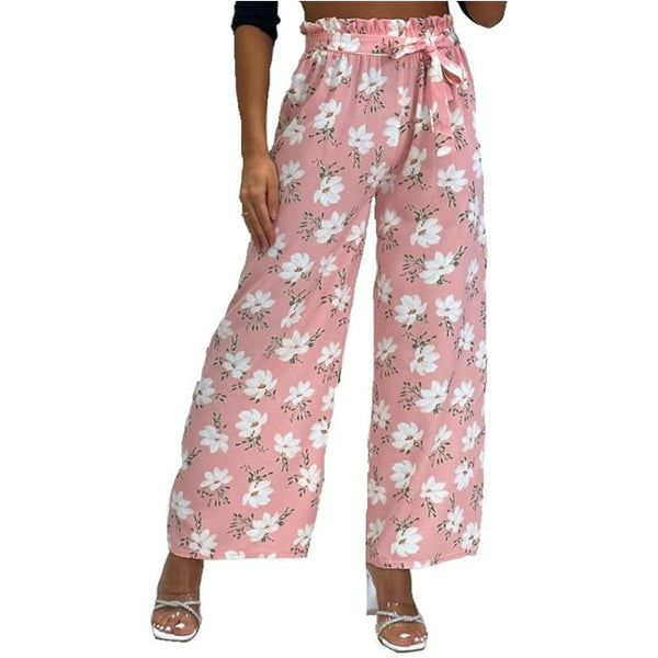 Ladies Floral Summer Trousers