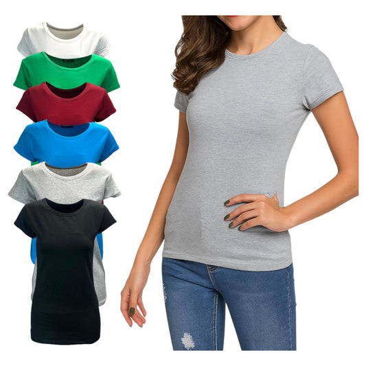 Ladies Classic Slim Fit Cotton T-Shirt