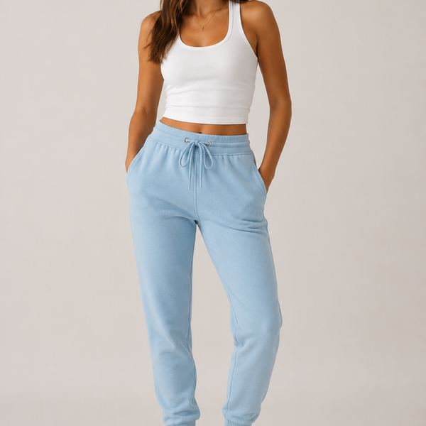 Ladies Soft Touch JDN Joggers (Baby Blue)