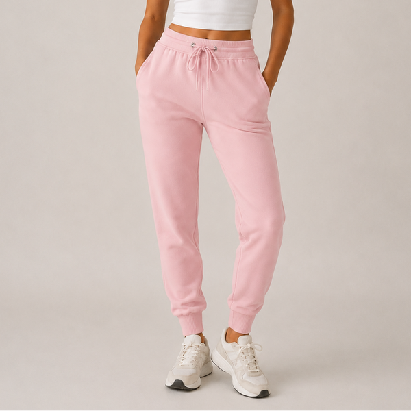 Ladies Soft Touch JDN Joggers (Baby Pink)