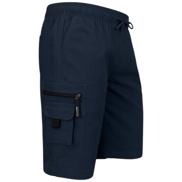 Men's 100% Cotton Cargo Shorts – Durable, Breathable & Multi-Pocket