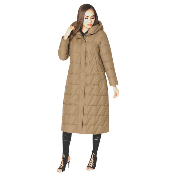 Ladies JDN Longline Puffer Coat
