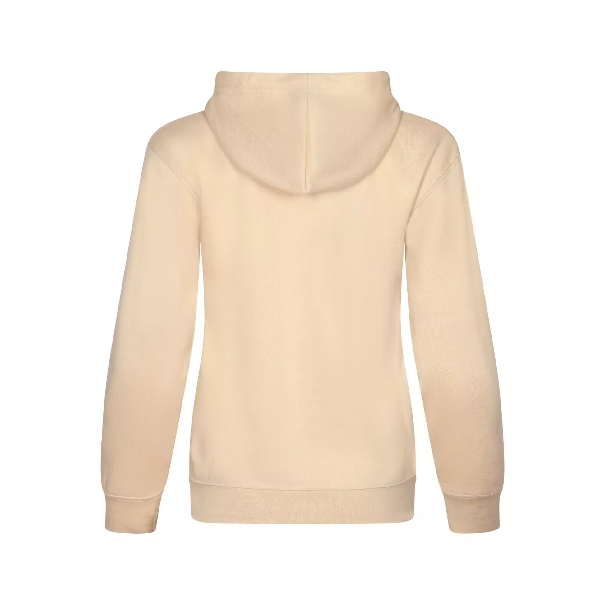 Ladies JDN branded plain beige tracksuit set with hoodie and joggers – casual loungewear for women