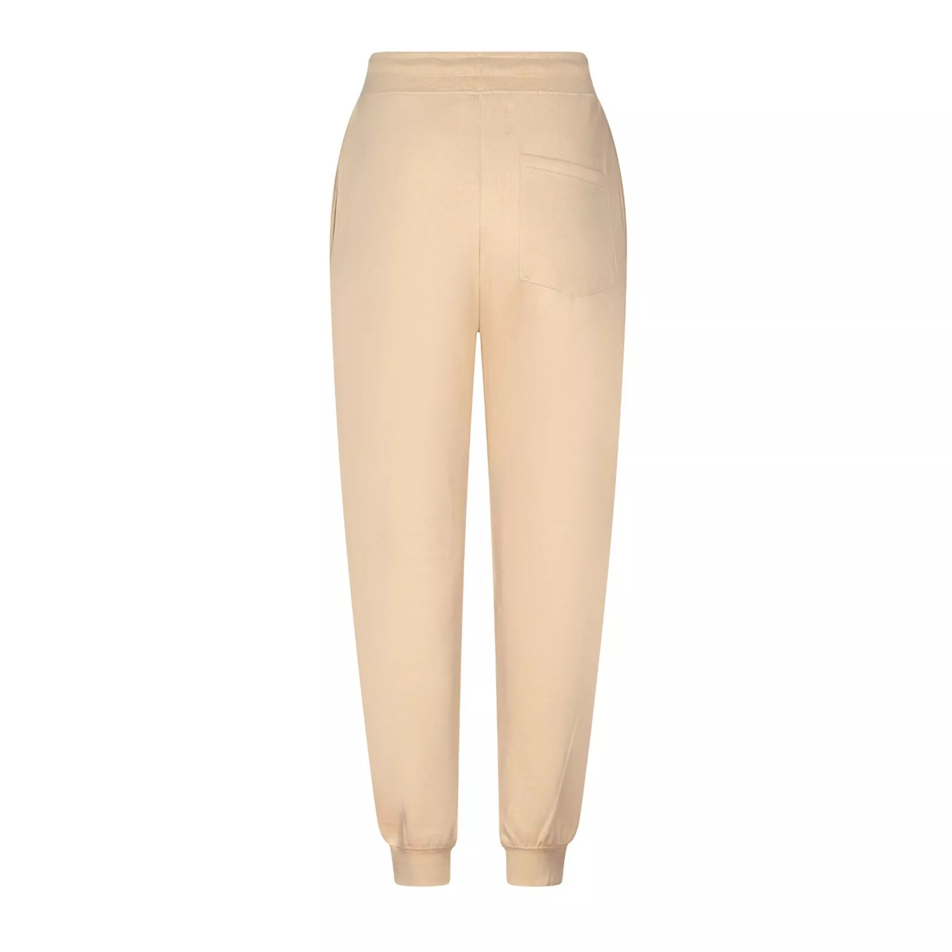 Ladies JDN branded plain beige tracksuit set with hoodie and joggers – casual loungewear for women