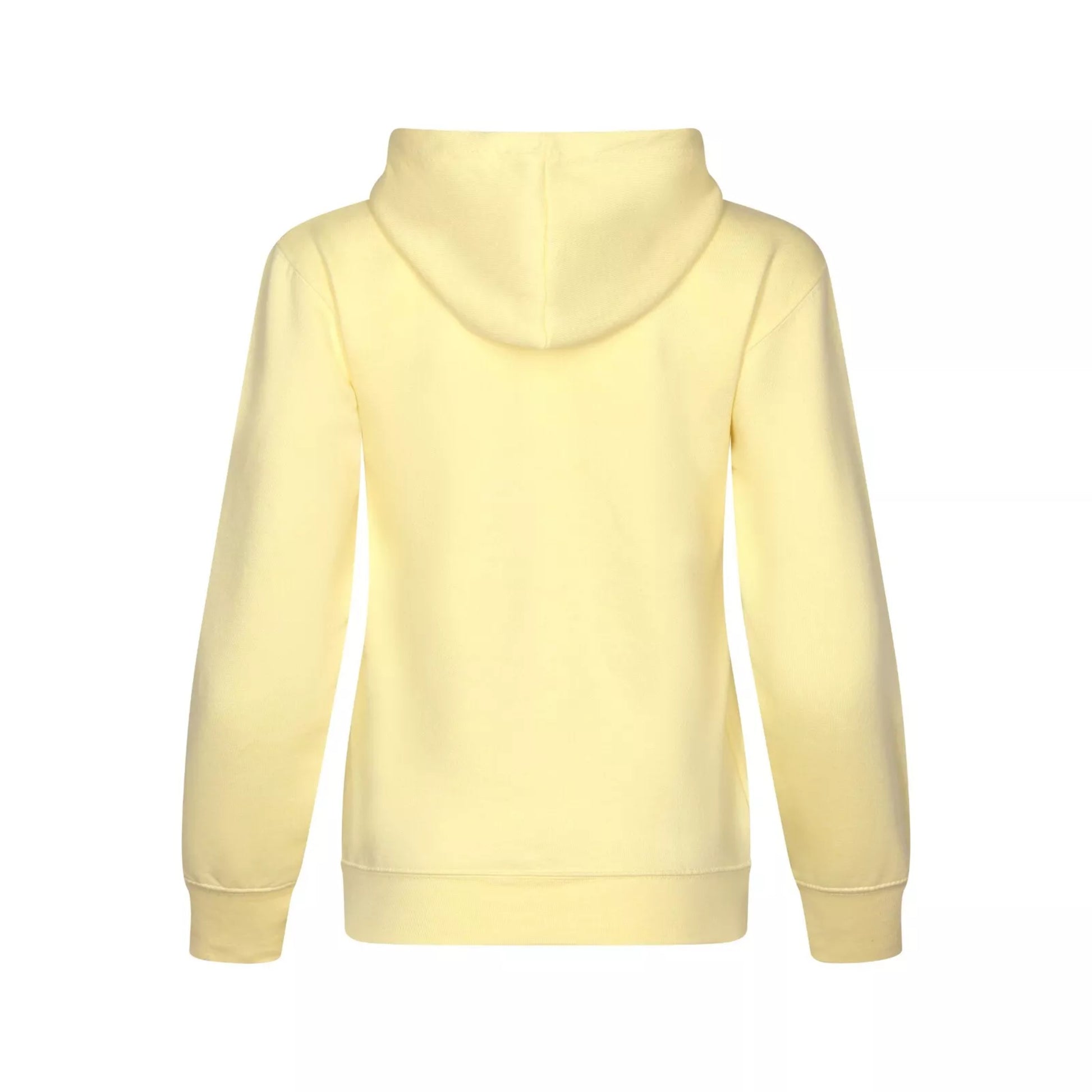 Ladies JDN branded plain lemon yellow tracksuit set with hoodie and joggers – casual loungewear for women