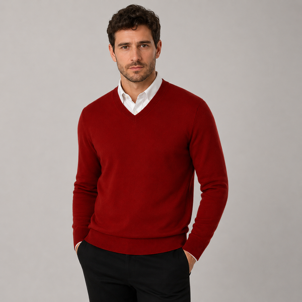 Men’s Classic V-Neck Jumper