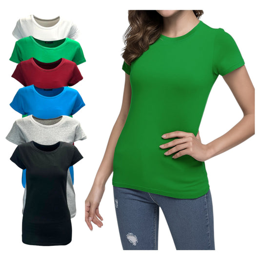 Ladies Classic Slim Fit Cotton T-Shirt