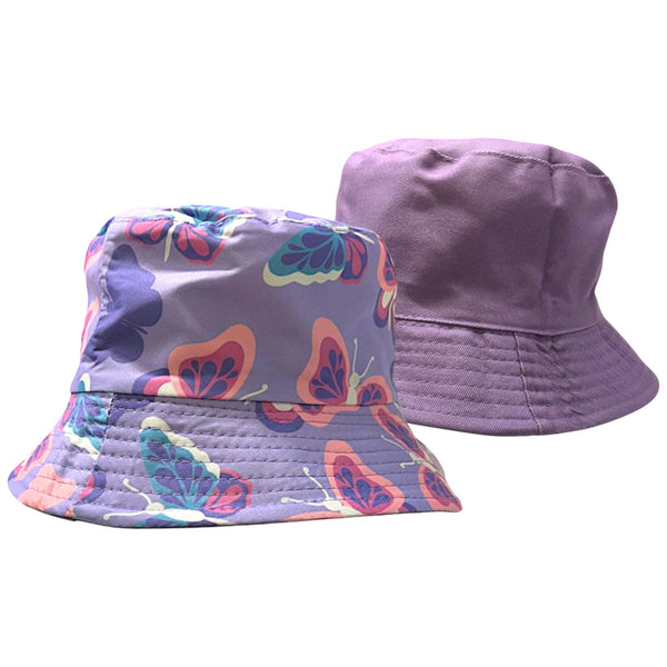 Kids Animal Print Reversible Bucket Hat