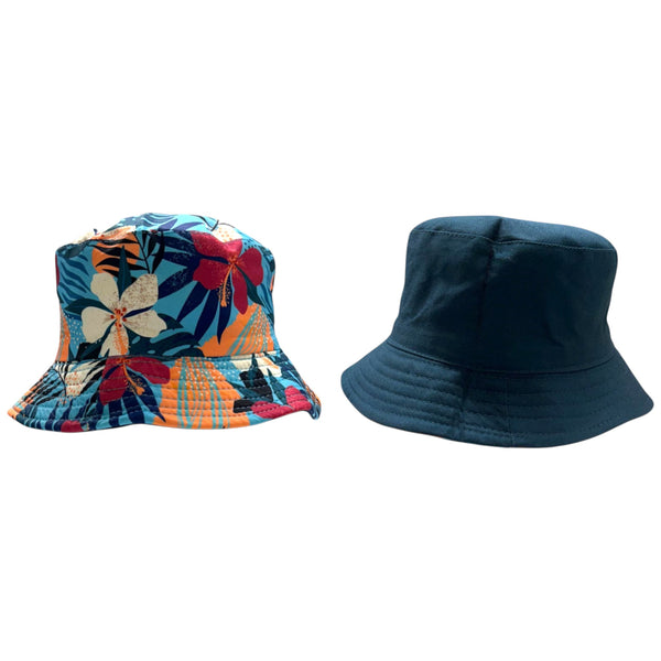 Kids Tropical Reversible Bucket Hat