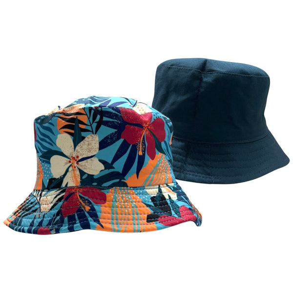 Kids Tropical Reversible Bucket Hat