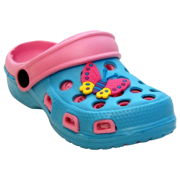 Kids Clog Sandals with Butterfly Design – Lightweight & Breathable