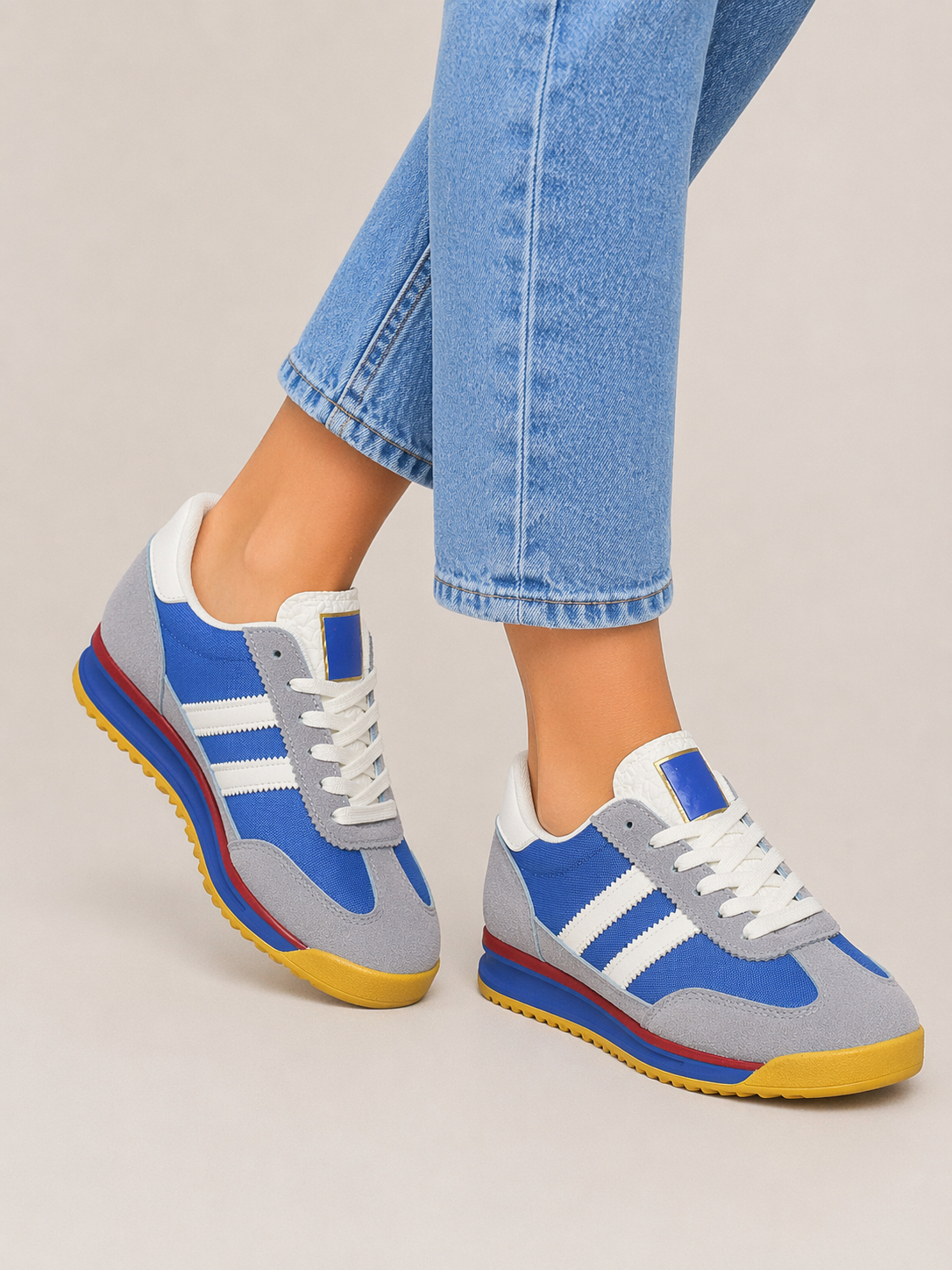 Shop women’s City Classic trainers – stylish retro sneakers with suede and textile upper, cushioned comfort, and durable sole. Perfect for everyday wear.
